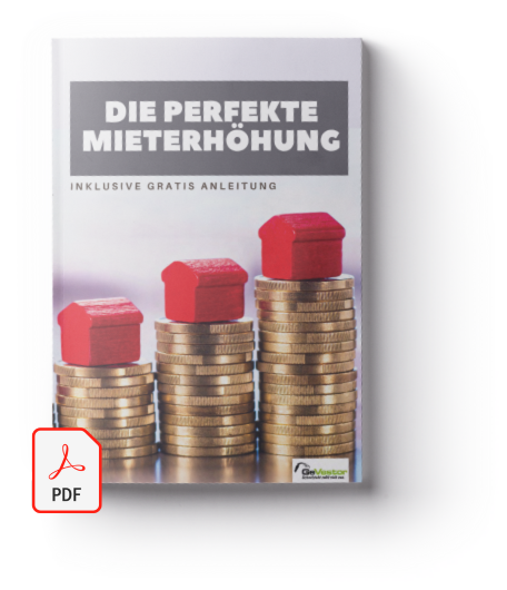 Cover des PDF-Reports: Die perfekte Mieterhöhung inklusive gratis Anleitung